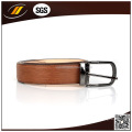 Cinturón de cuero real de calidad especial de alta calidad para hombres con hebilla de pasador